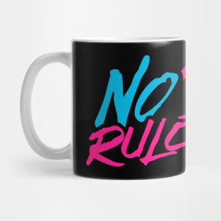No Rules Punk DJ Skeleton Mug
